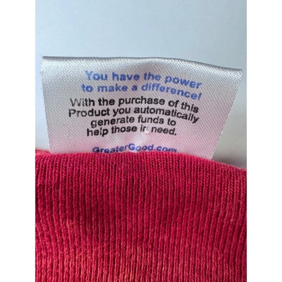 Greater Good Patchwork Boho Top XXL Red Colorful Rainbow Artsy Hippie Raw Edge - Picture 13 of 14